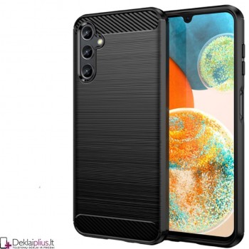 Carbon guminis dėklas - juodas (Samsung A14/14 5G)